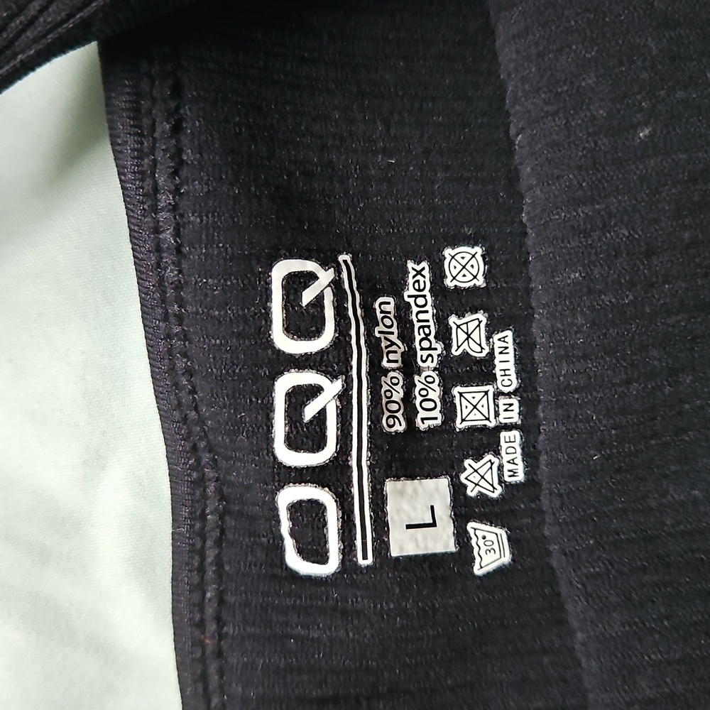QQQ Black and Gray Bodysuit Set, Size L - Picture 2 of 8